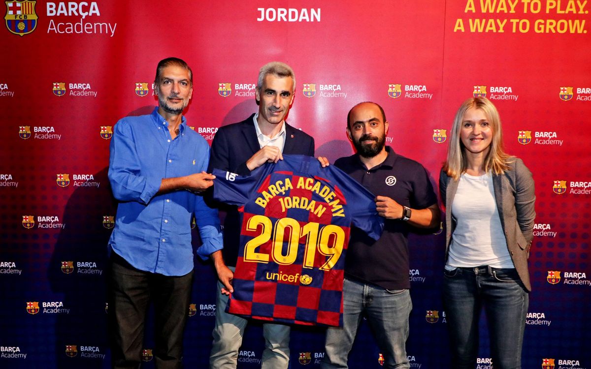 La Barça Academy Jordània obre les seves portes