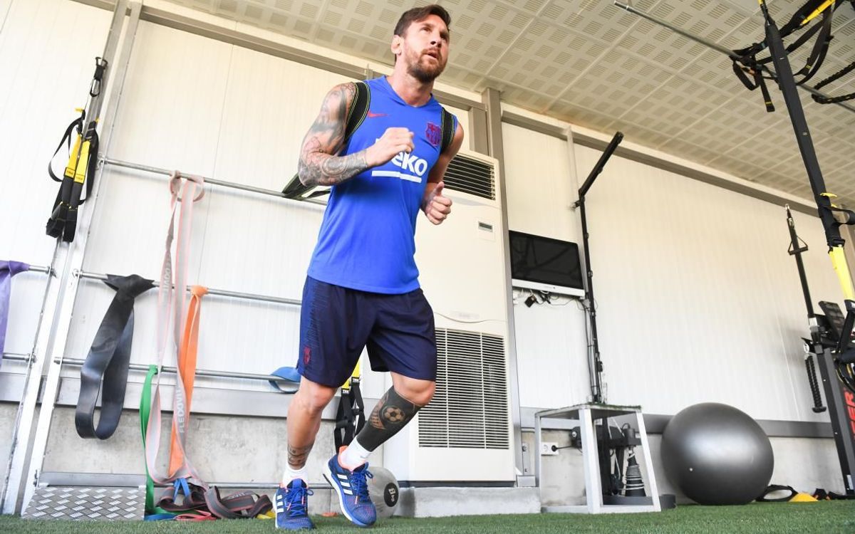 Messi recovering from his injury