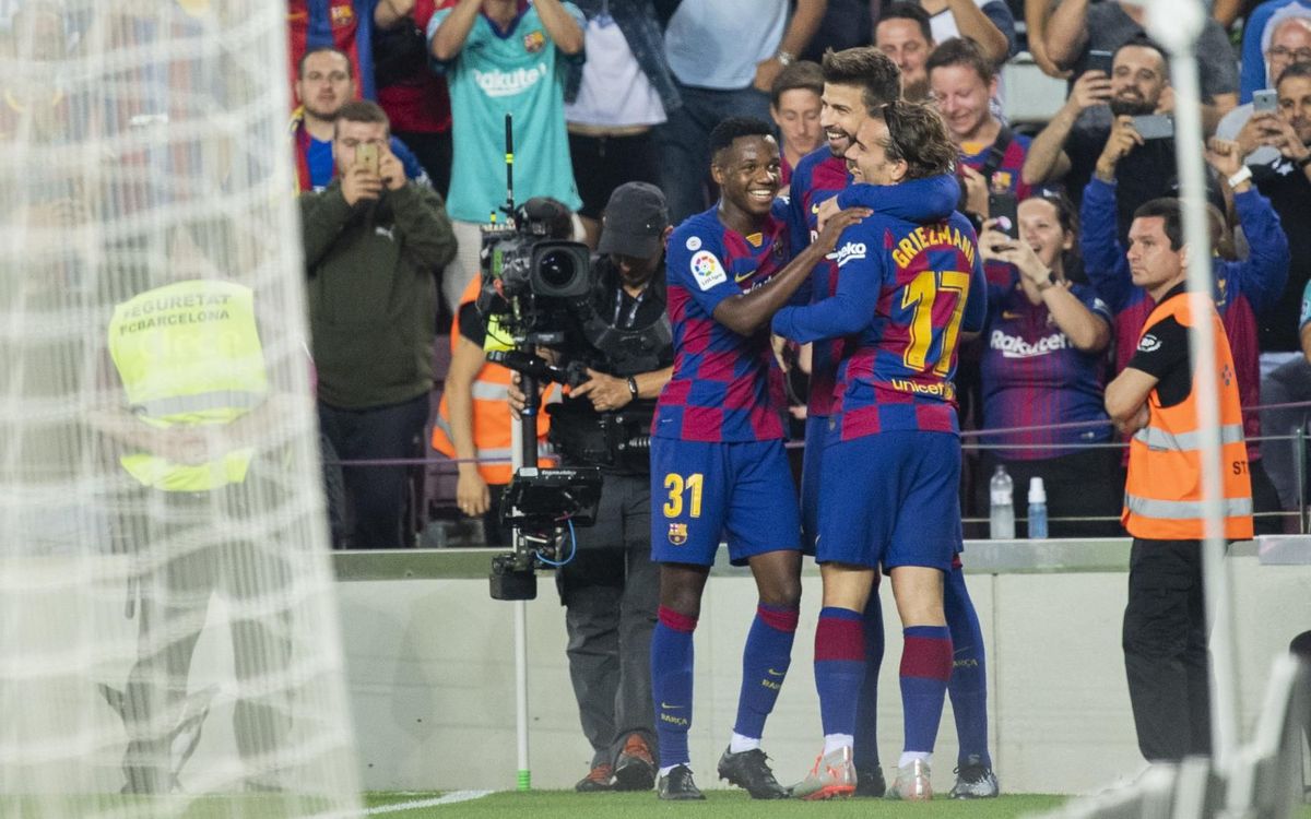 Goleada coral en el Camp Nou (5-2)