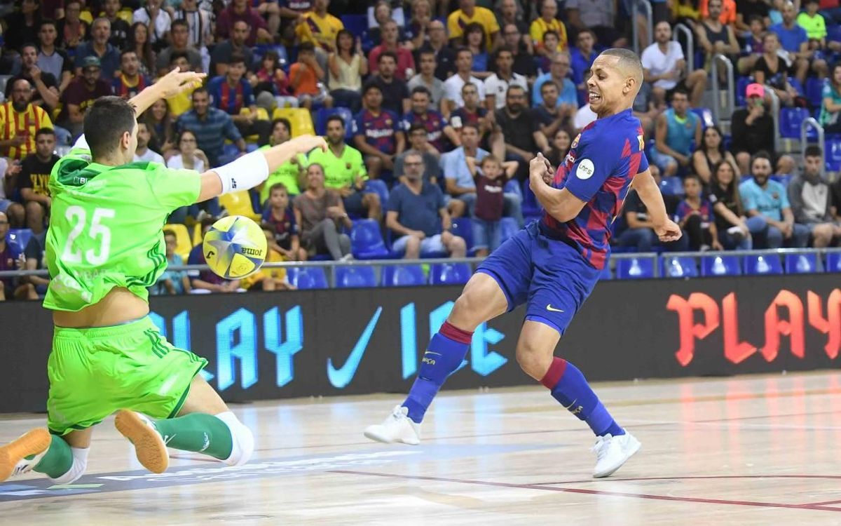 Barça 4-1 Fútbol Emotion Zaragoza: Home win at the Palau Blaugrana