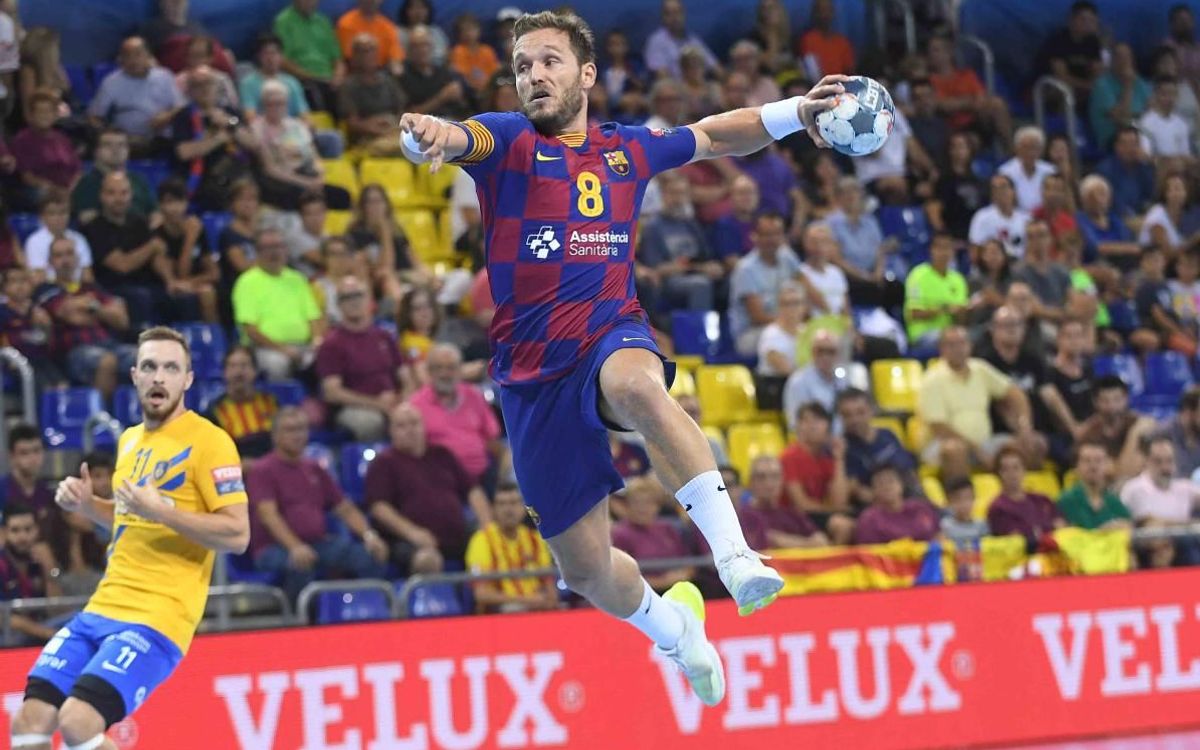 Barça - Celje Pivovarna Lasko: Inmejorable estreno europeo en el Palau Blaugrana (45-21)