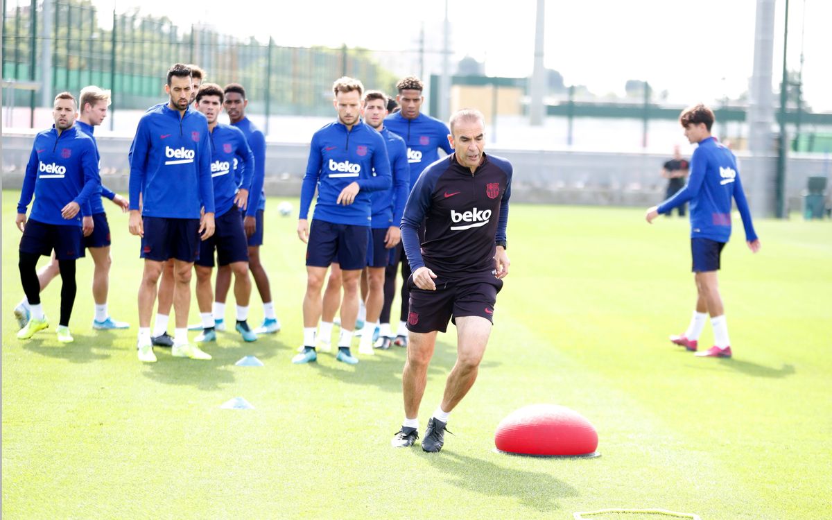 Com és un entrenament del primer equip?