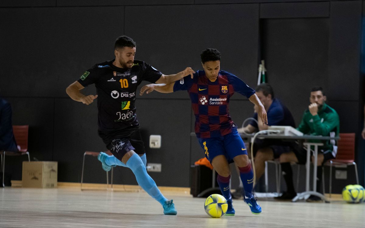 Barça B – Software DELSOL Mengíbar (1-3): La suerte no acompaña