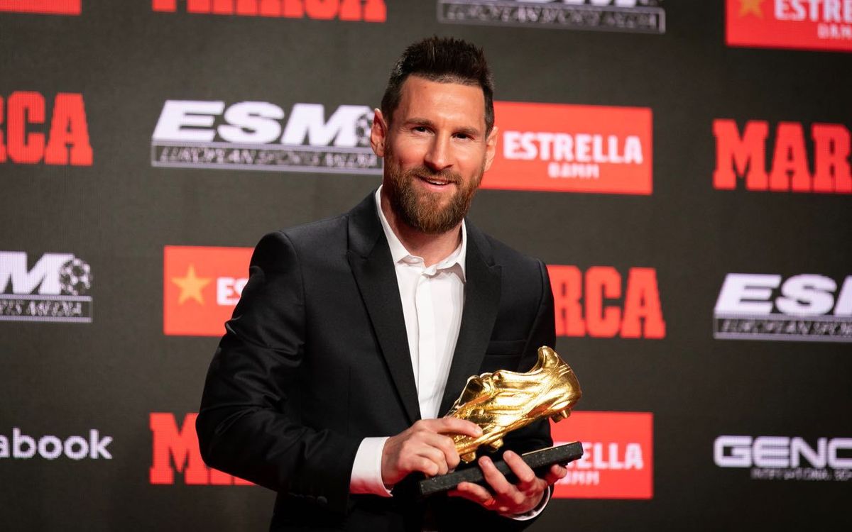 Messi reçoit son 6ème Soulier d’Or