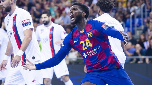 Maillot Handball FC Barcelone Dédicacé – Officiel Barca, Toute L'Équipe (Neuf)