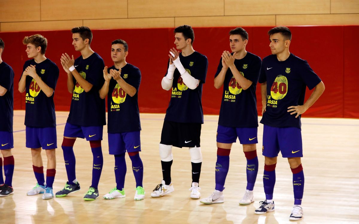 Gran nivel del juvenil del fútbol sala