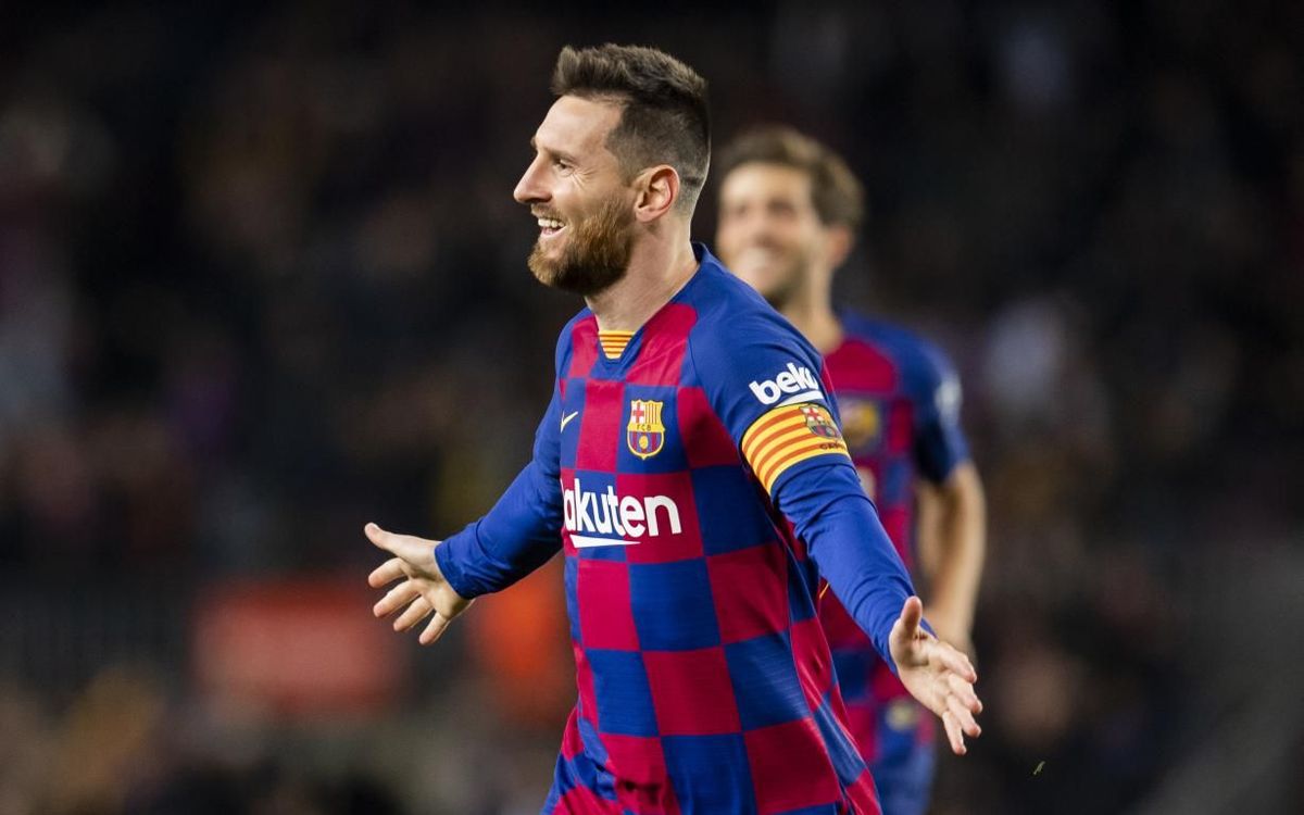 Messi suma ya 8 goles en la Liga