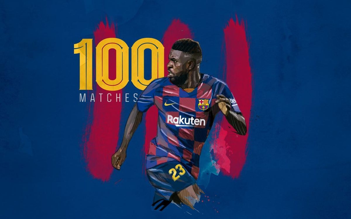 Umtiti joins 100 club