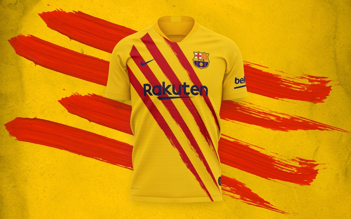 バルサの新ユニフォーム、クラブのルーツのカタルーニャ州旗をモチーフに
