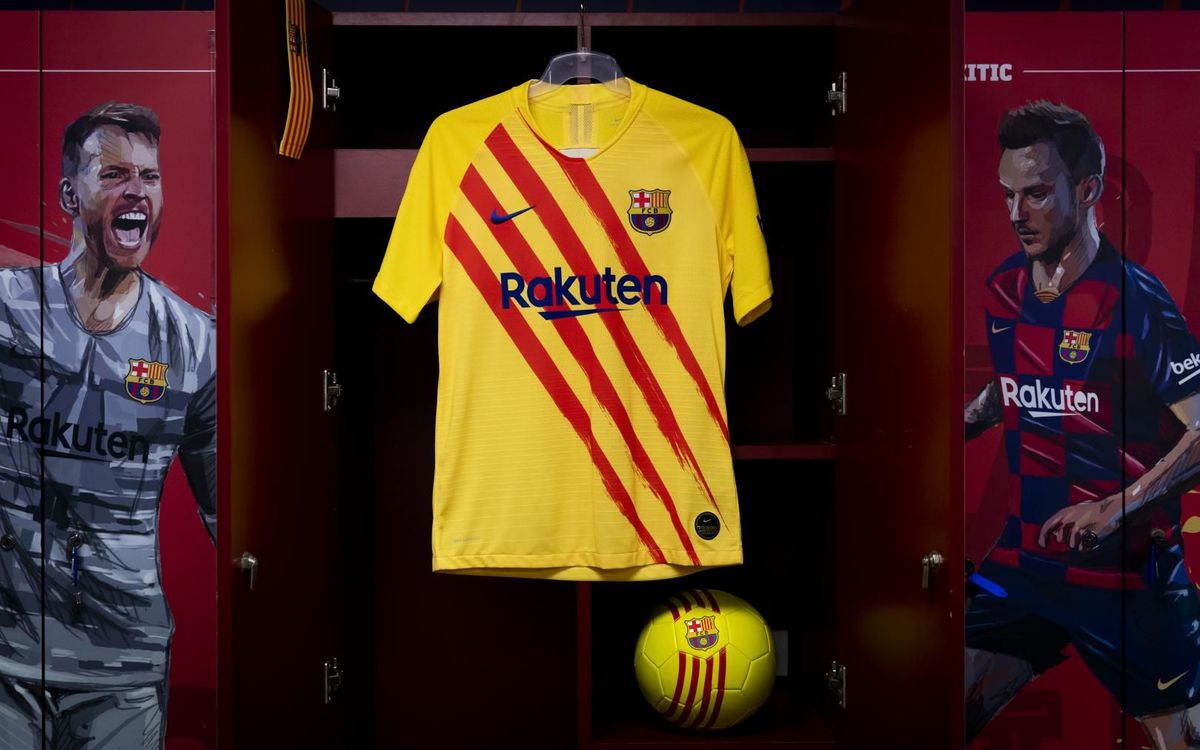 FC バルセロナのクラブルーツと歴史を表するカタルーニャ州旗を模した新ユニフォーム、セニェラキット