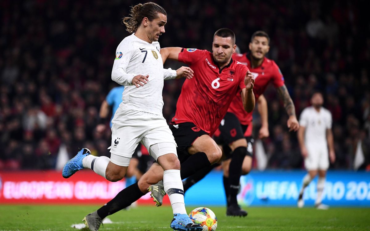 Griezmann, gol y asistencia contra Albania