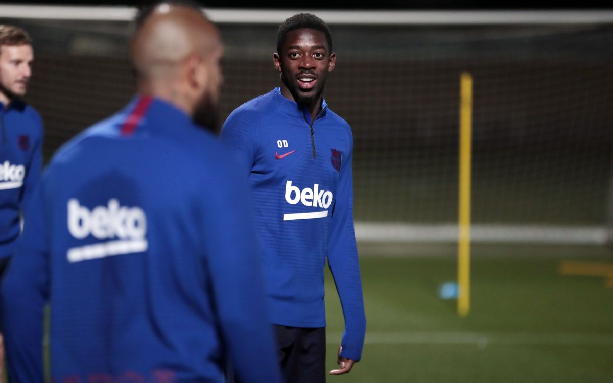 De retour à l'entraînement