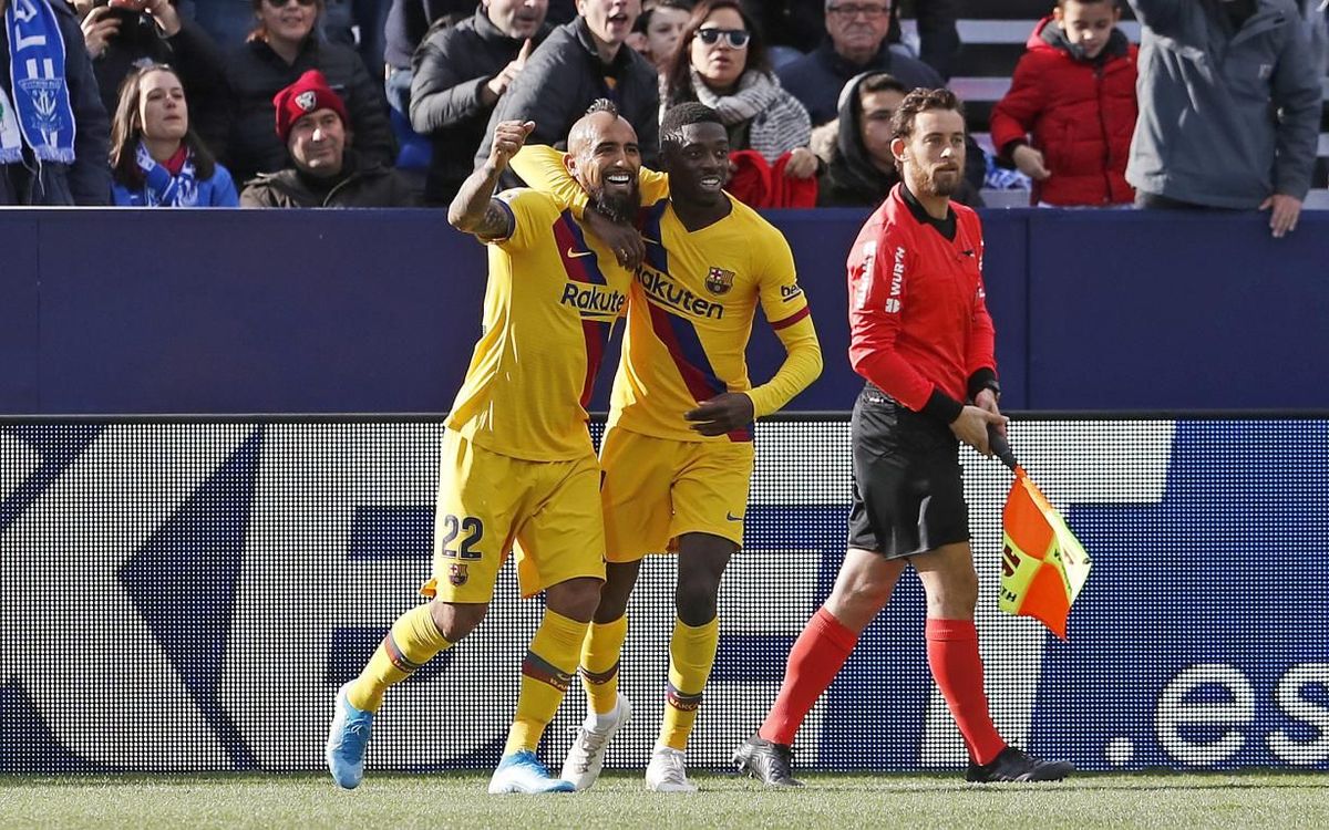 Leganés - Barça: Reacción de líder en Butarque (1-2)