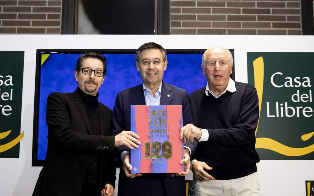 Presentación del libro oficial del 120 aniversario del FC Barcelona