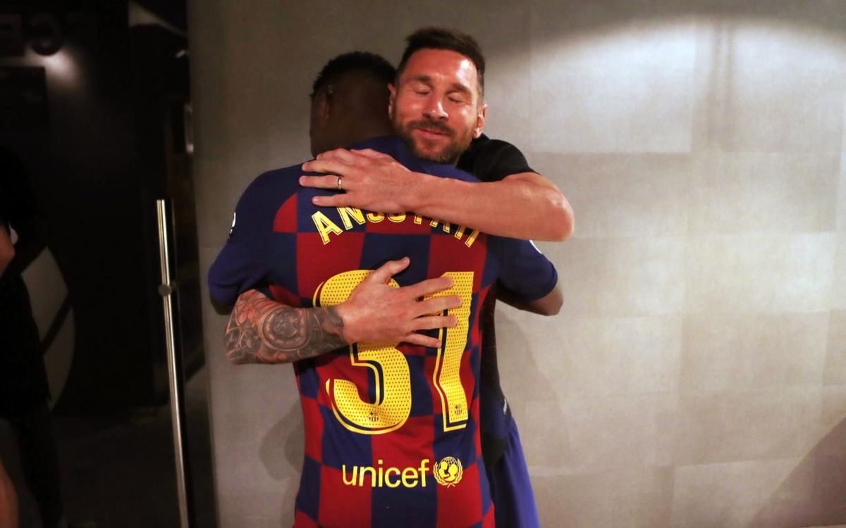 Leo Messi et Ansu Fati