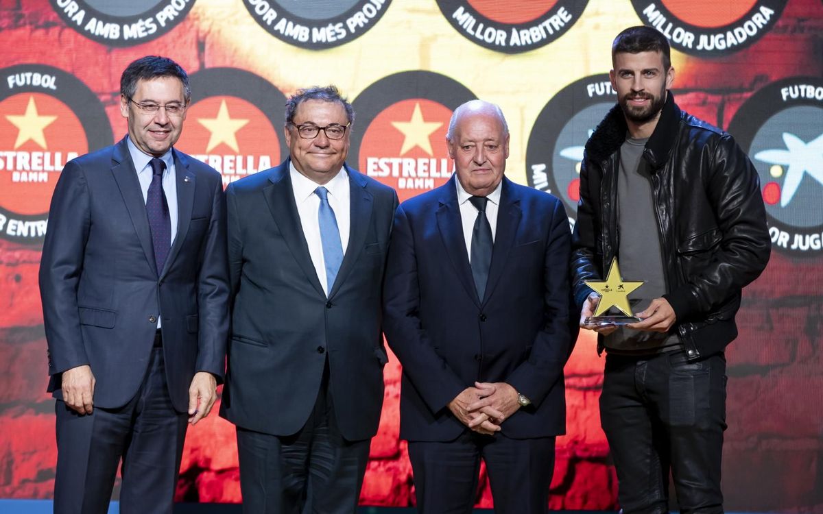 Piqué, millor jugador català de la temporada 2018/19
