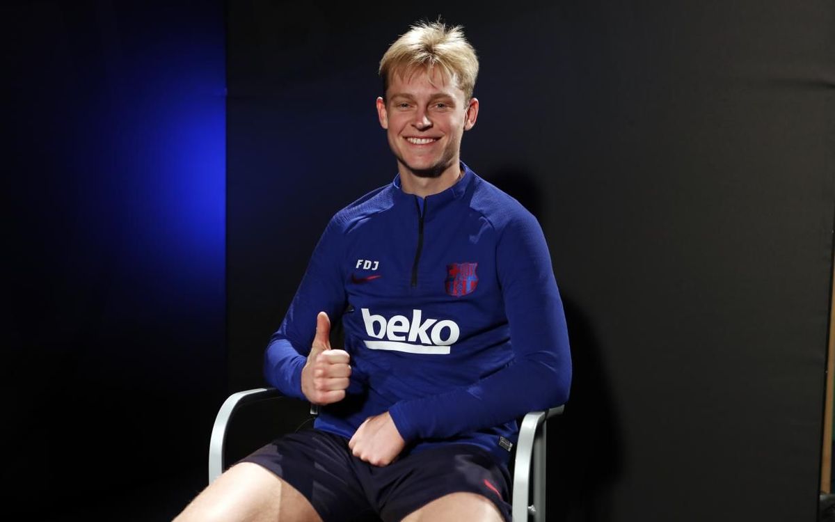 De Jong: “Estoy muy emocionado por jugar mi primer Clásico”