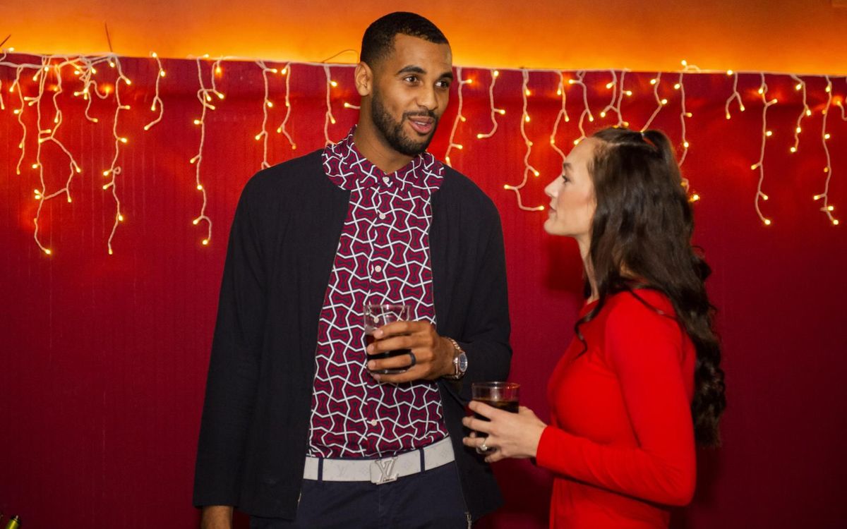 Brandon Davies con su mujer Lenzie - VÍCTOR SALGADO-FCB