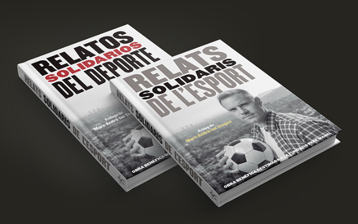 El libro solidario apadrinado por Ter Stegen, protagonista en el Barça-Alavés