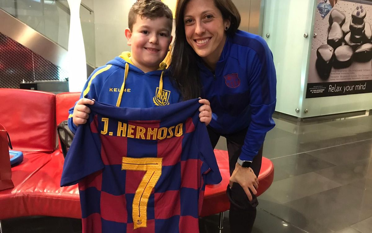 Jenni Hermoso hace realidad el sueño de Iker
