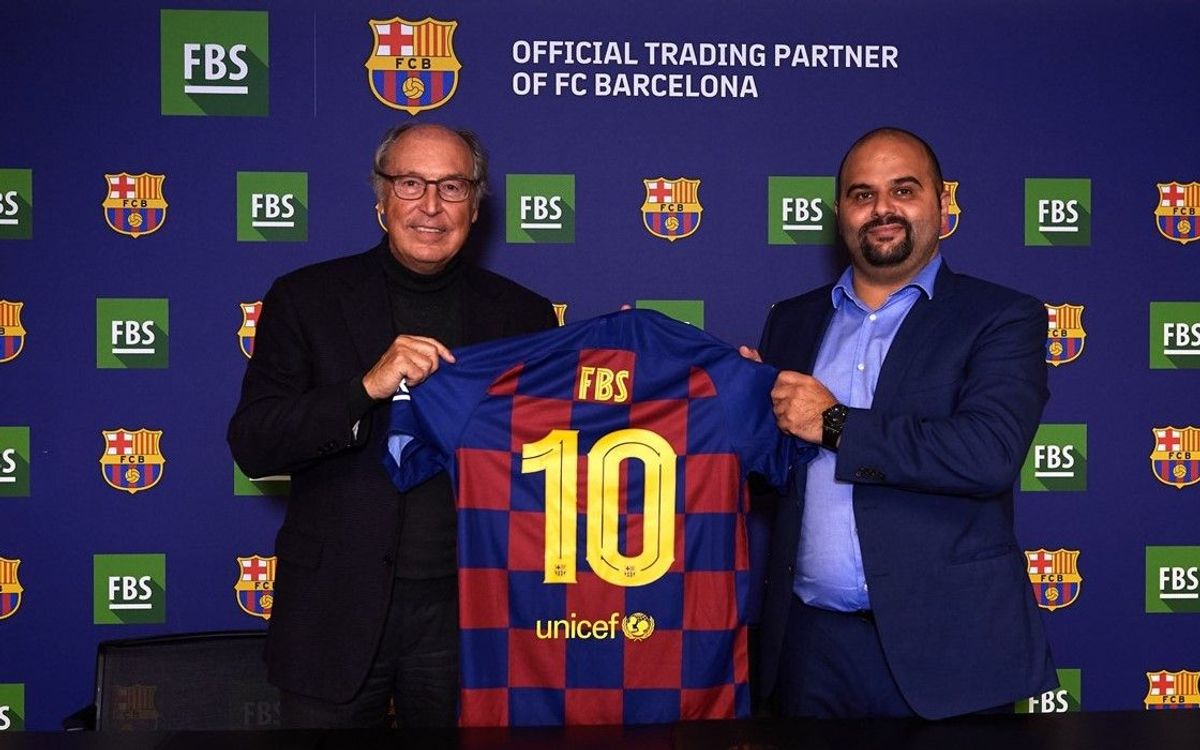 El FC Barcelona y FBS firman un nuevo acuerdo de patrocinio global