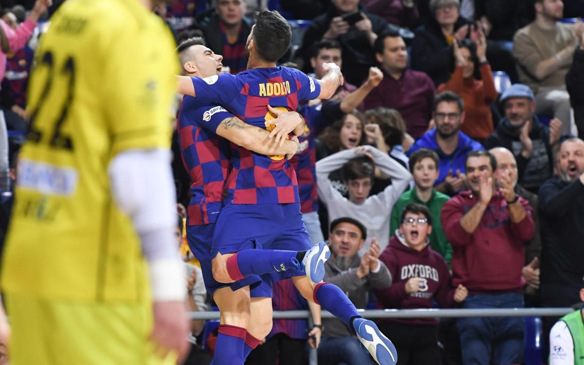 Barça 6-5 O Parrulo: Four goals from Adolfo