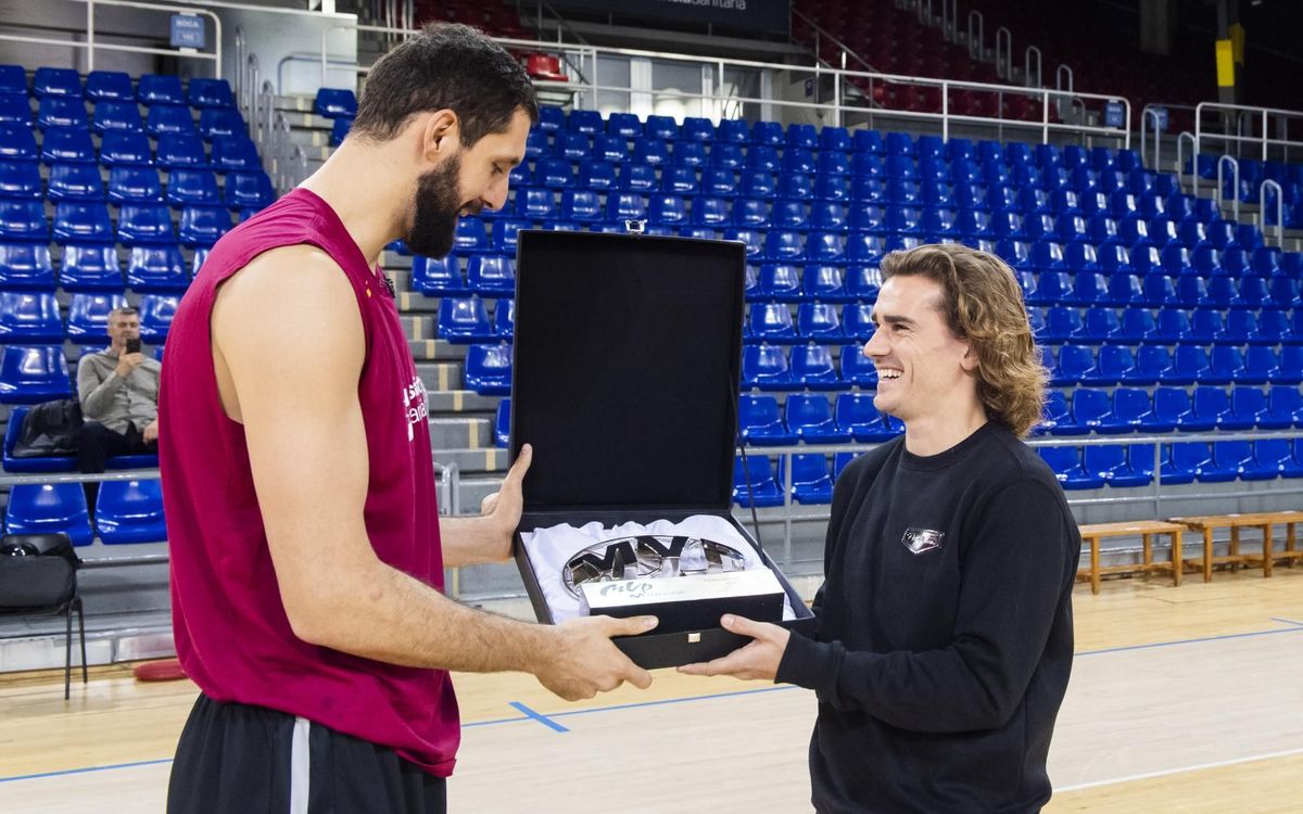 La sorpresa de Griezmann a Mirotic al Palau Blaugrana