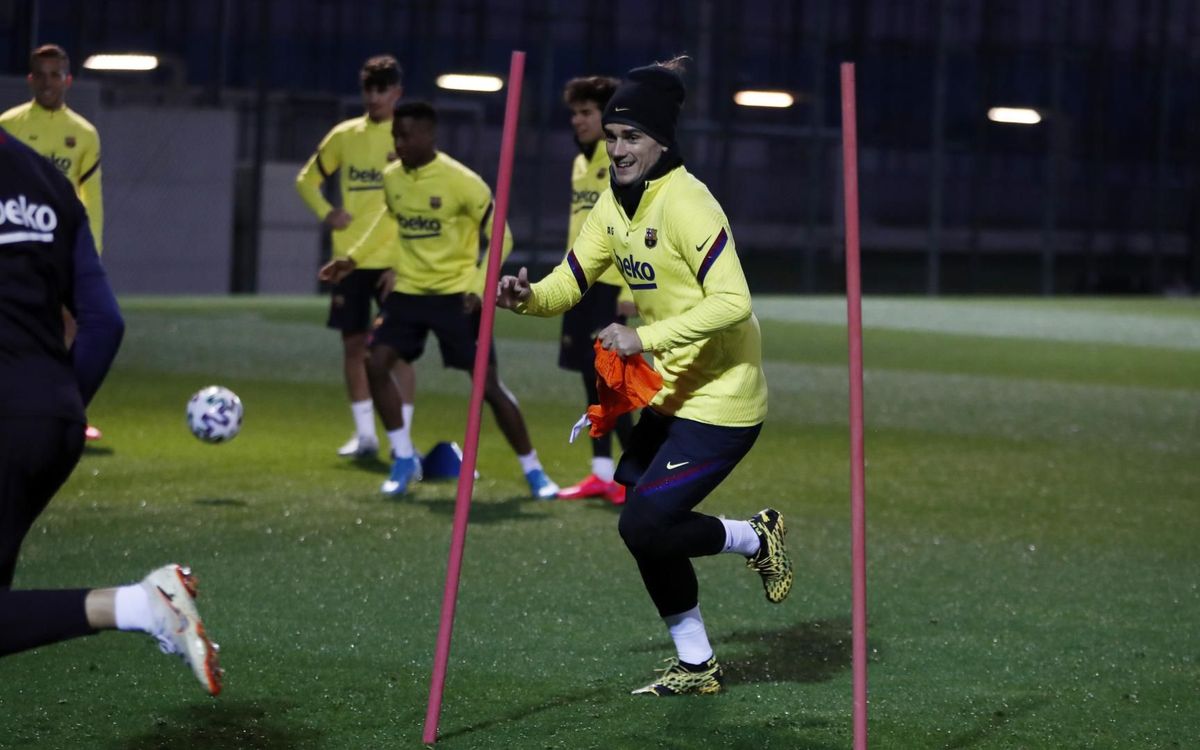 Dernière mise en place avant la réception de Leganés