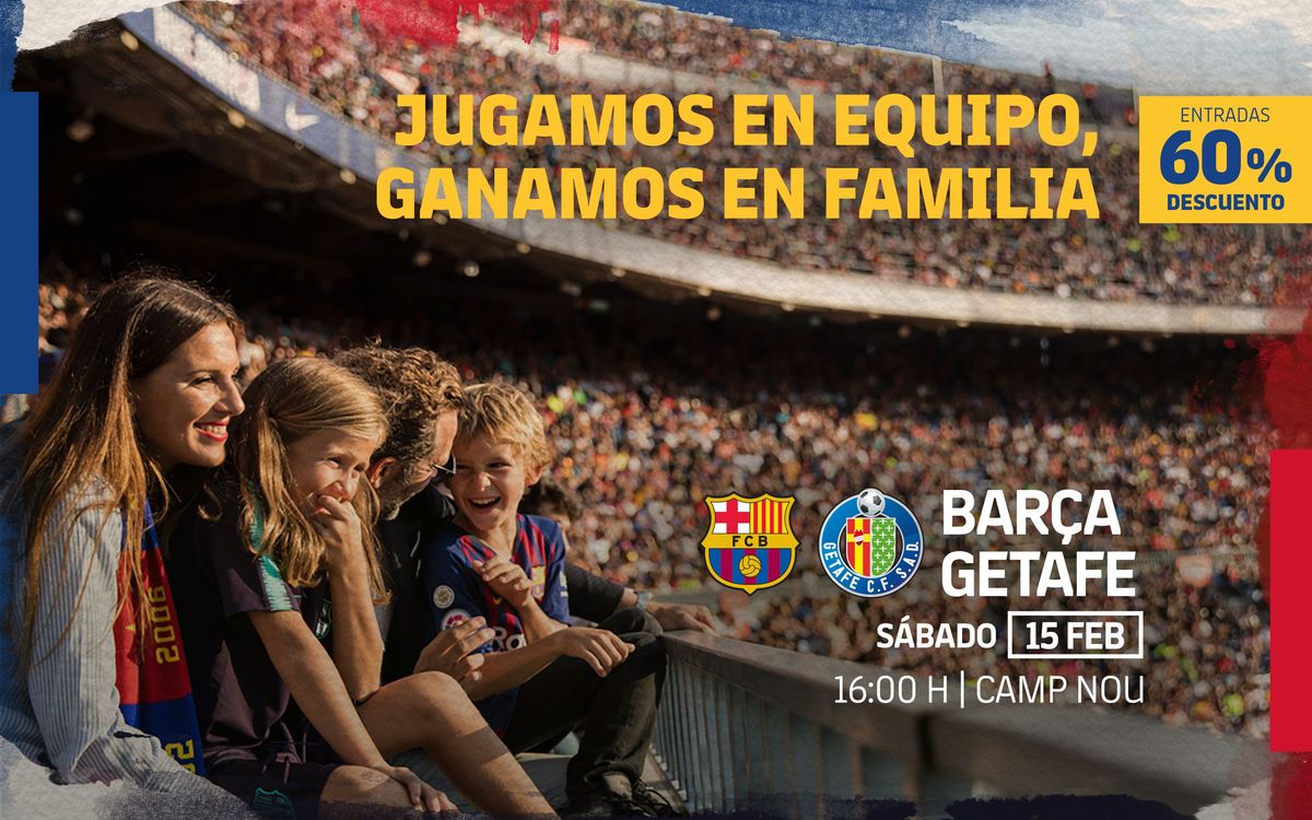 Promo familiar FC Barcelona - Getafe