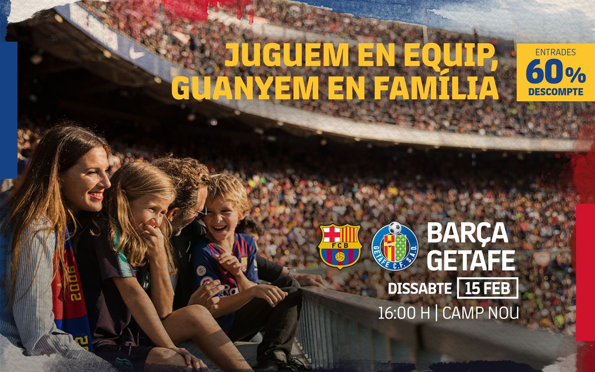 Promo familiar FC Barcelona - Getafe