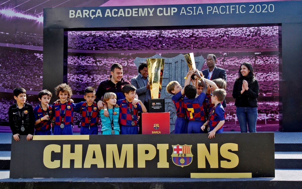Repartiment de títols en una magnífica segona edició de la Barça Academy Cup APAC celebrada a Delhi