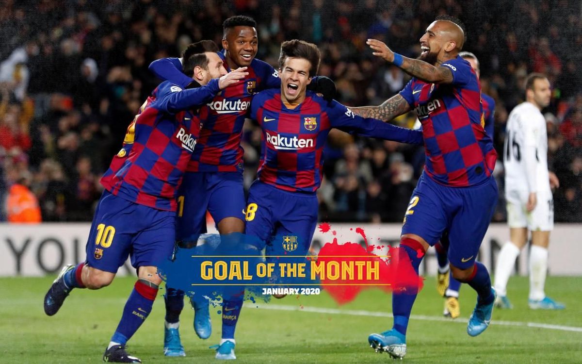 Messi's goal against Granada: January Goal of the Month