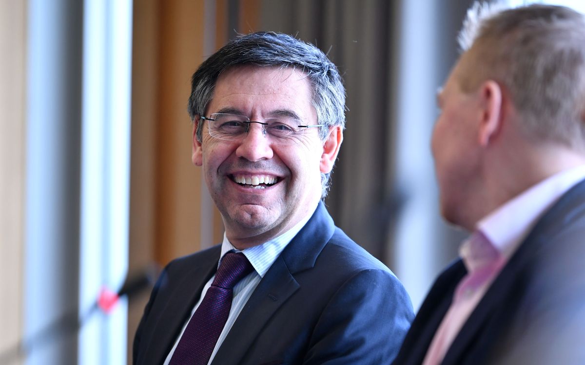 President Bartomeu at the UEFA Club Competitions Committee meeting