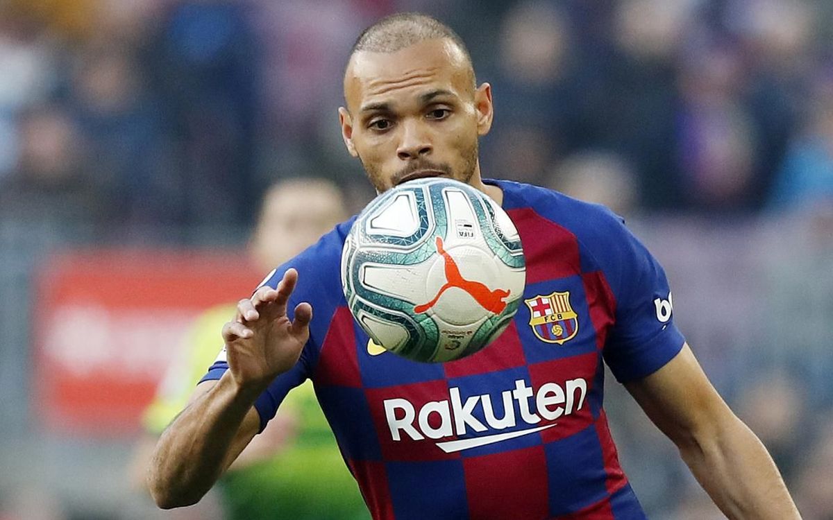 Braithwaite en su primer partido
