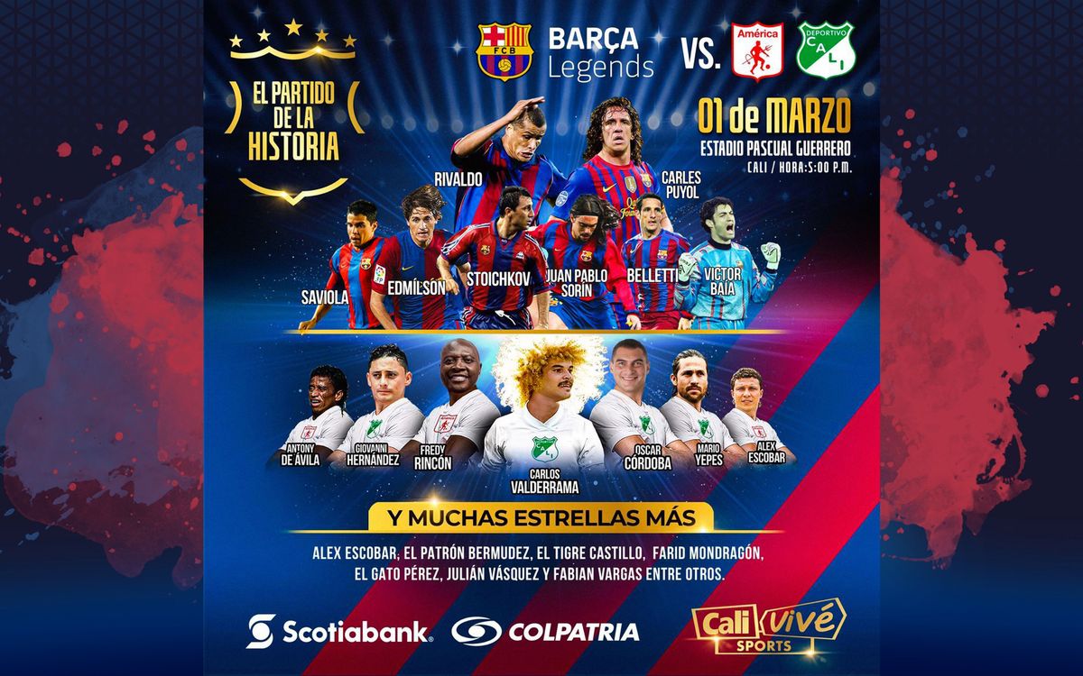 Els Barça Legends, camí de Colòmbia per disputar el seus primers compromisos del 2020 a Cali i Bogotà