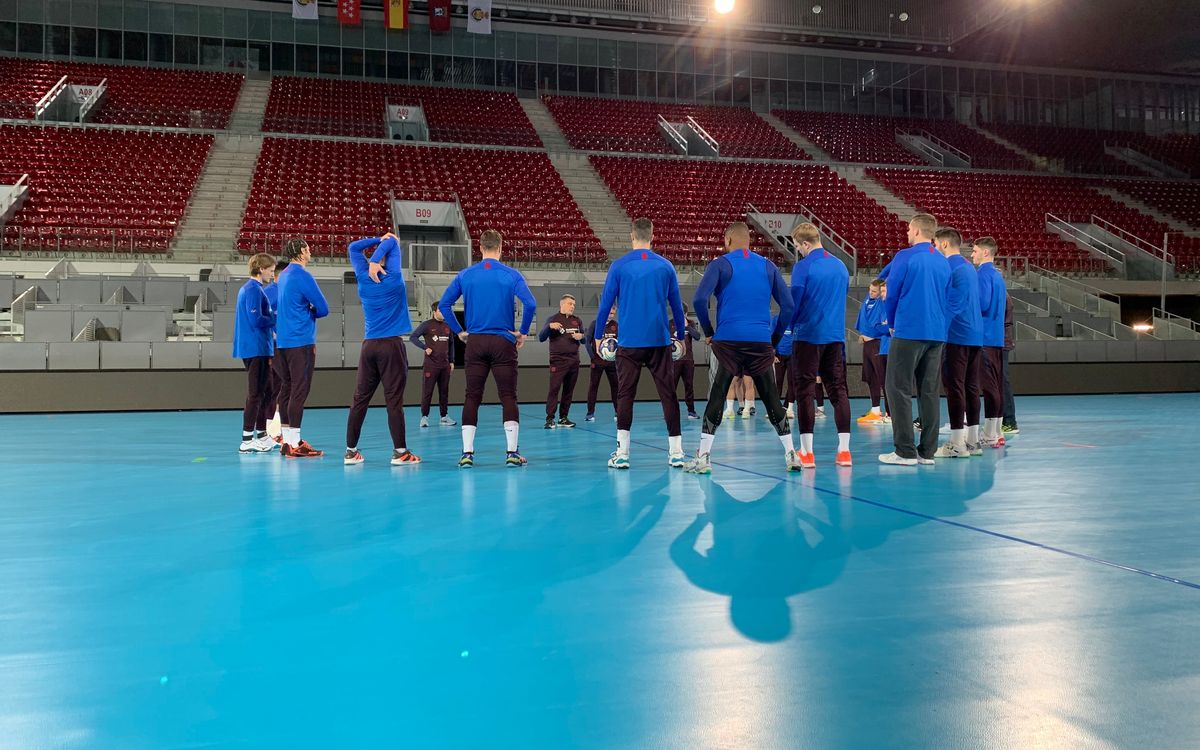 El Barça testea la Caja Mágica