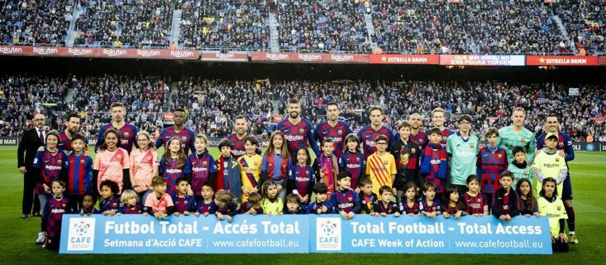 El Barça se suma a la setmana d’acció per a l’accessibilitat als estadis de futbol
