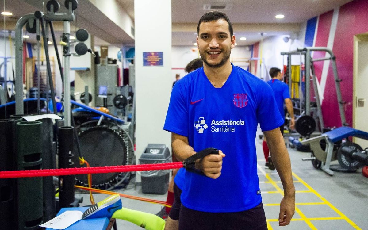 La plantilla d’hoquei patins inicia el pla específic de treball