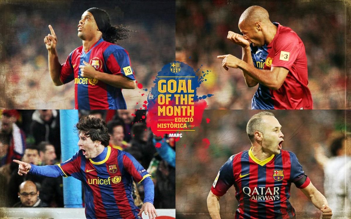 Quin ha estat el millor gol històric del mes de març?