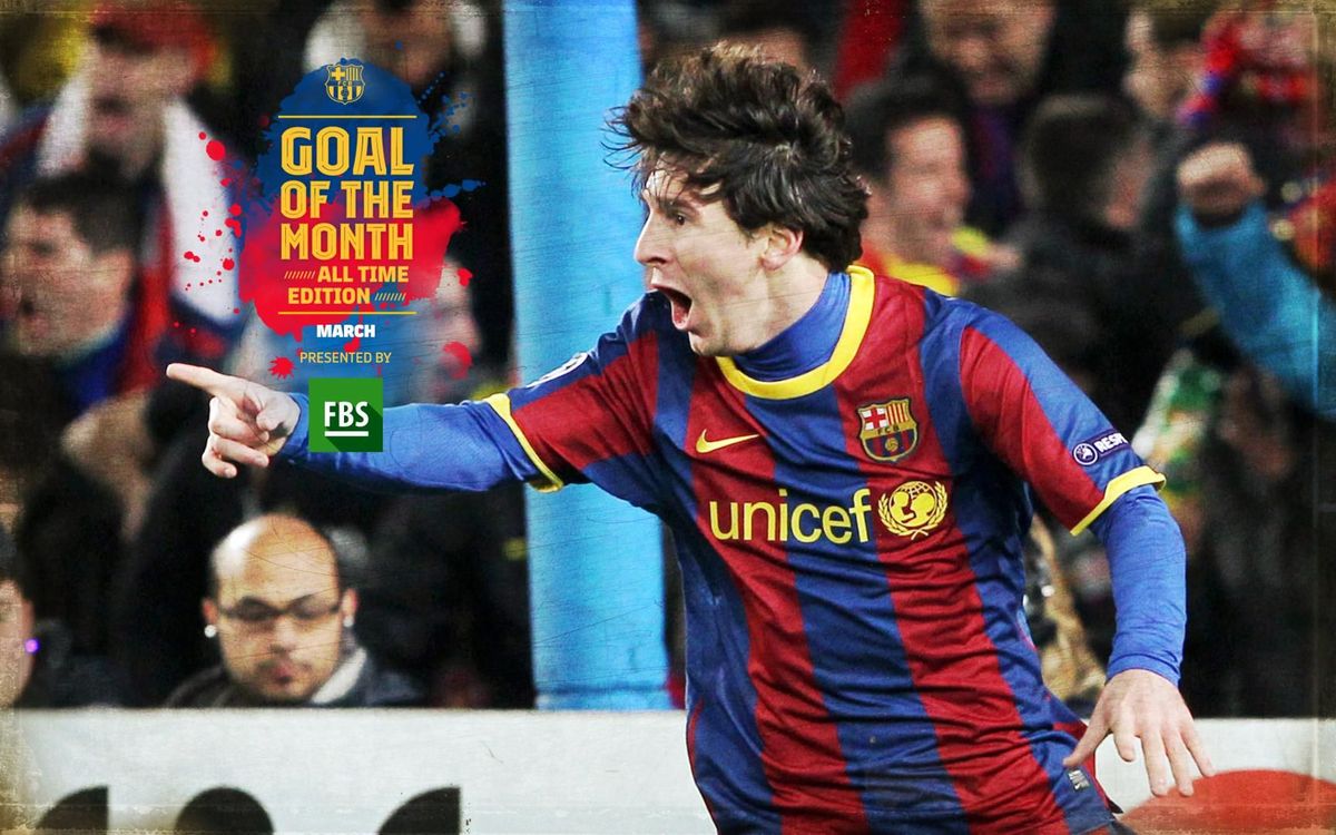 Le but de Messi contre Arsenal, élu comme plus beau du mois de mars