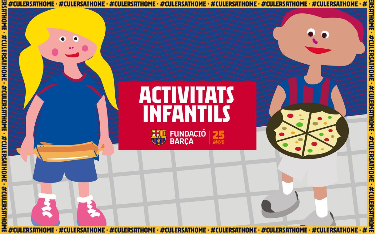 Activitats per a nens i nenes: Pizza Barça