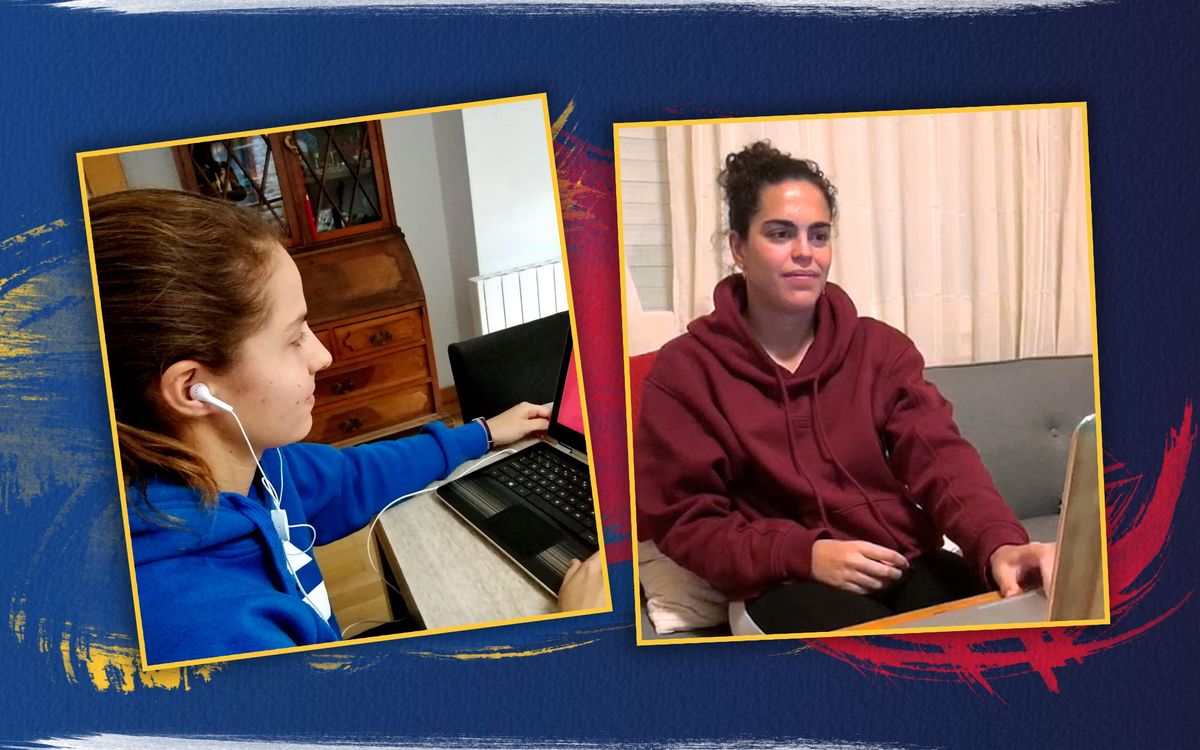 Falcón y Morató exponen la dualidad entre deporte y estudios a la cantera