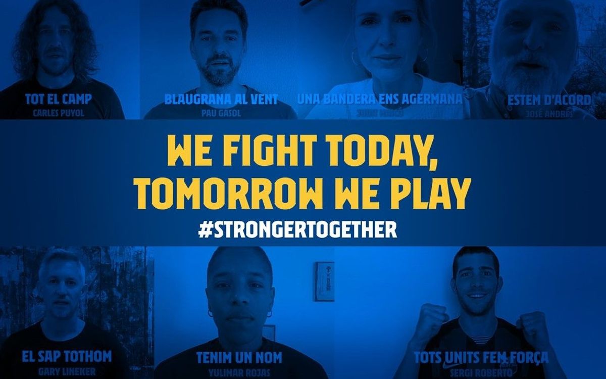 Le Barça envoie un message d'espoir au monde à travers son hymne