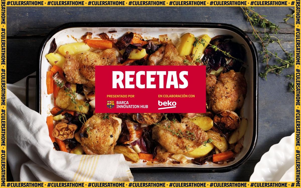 La receta favorita de Leo Messi: Pollo al horno con verduras