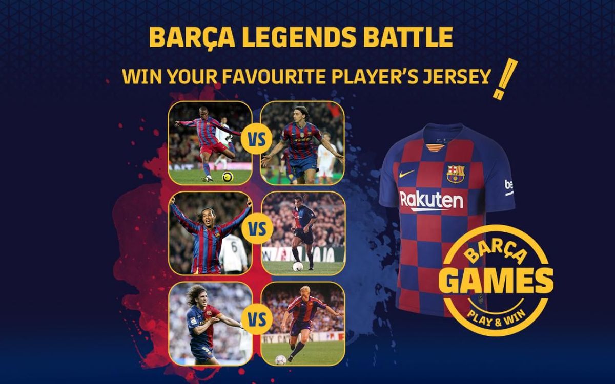 The battle of the Barça Legends!