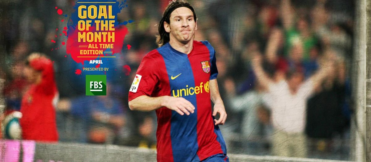 Messi v Getafe voted all-time best goal in April
