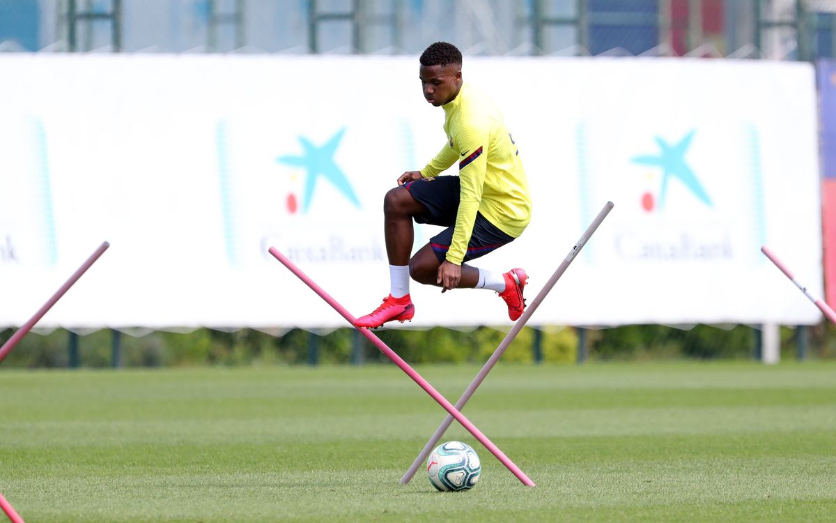 L'entraînement individuel se poursuit