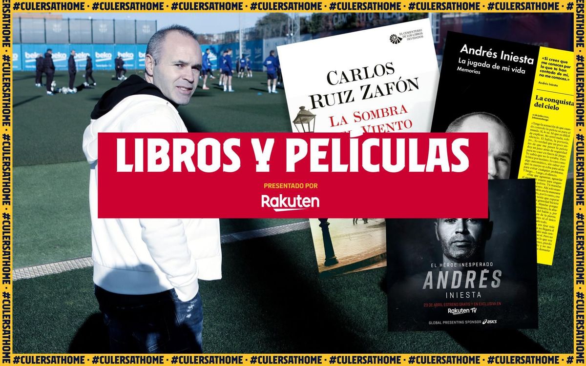 La recomendación de Iniesta: 'Un héroe inesperado', 'La jugada de mi vida' y 'La sombra del viento'