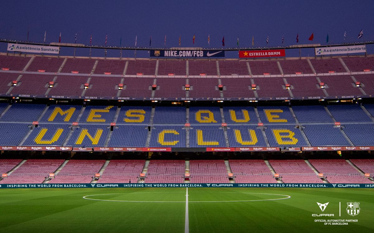 ‘Let’s win this match together’, an initiative to show support for the players when football returns to Camp Nou