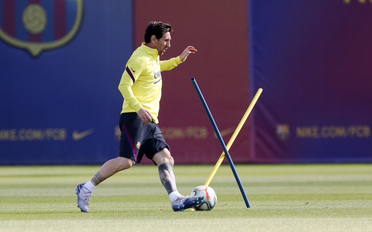 De retour à l'entraînement